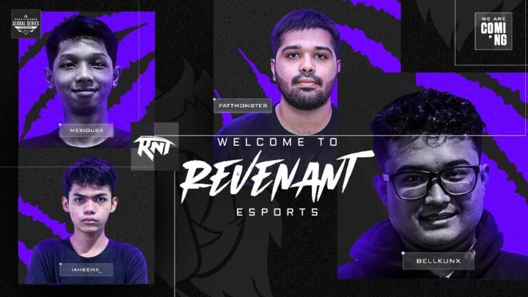 REVENANT ESPORTS OFFICIALLY ANNOUNCES MAIDEN APEX LEGENDS TEAM