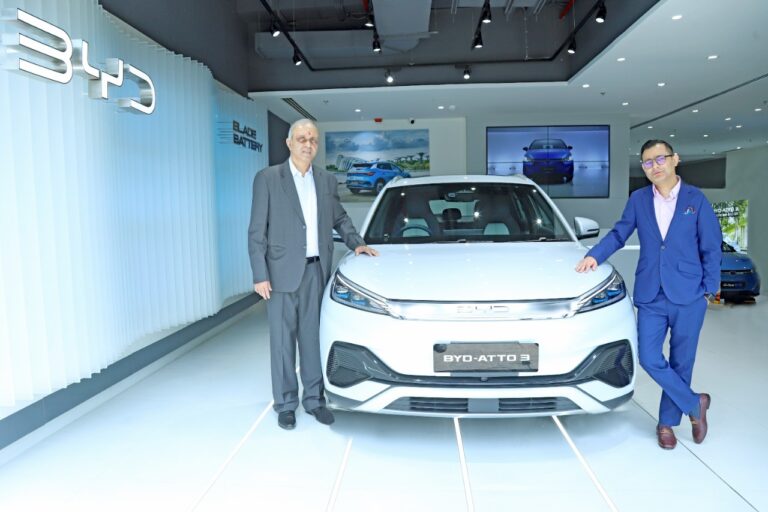 BYD India Inaugurates its Passenger Vehicle Showroom in Gurgaon