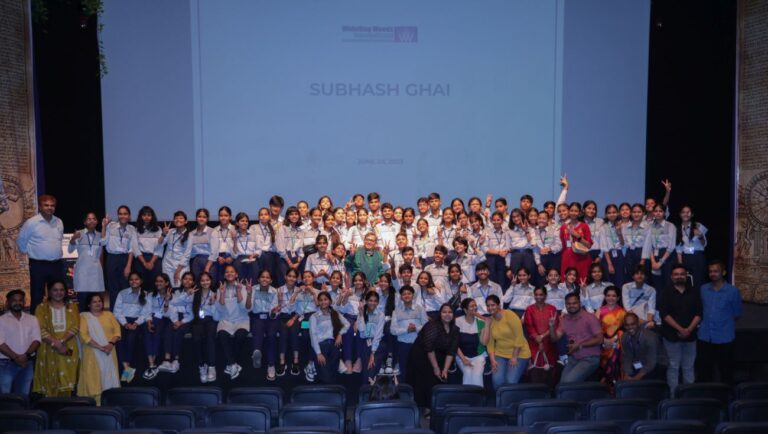 Whistling Woods International hosted 80+ 9th Graders from the Schools of Specialised Excellence, an initiative by Delhi Board of School Education, for a Customised 4-day Workshop at its Mumbai Campus