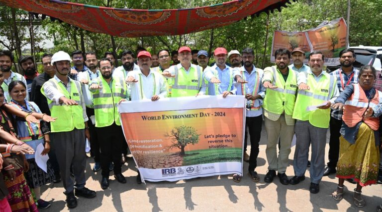 World Environment Day Celebrations by IRB Golconda Expressway Raising Awareness Among Staff on Greenery and Environment